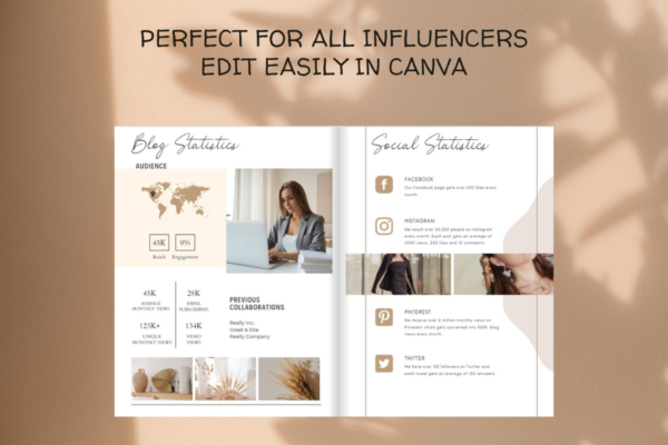 Media Kit Canva Template - Image 4