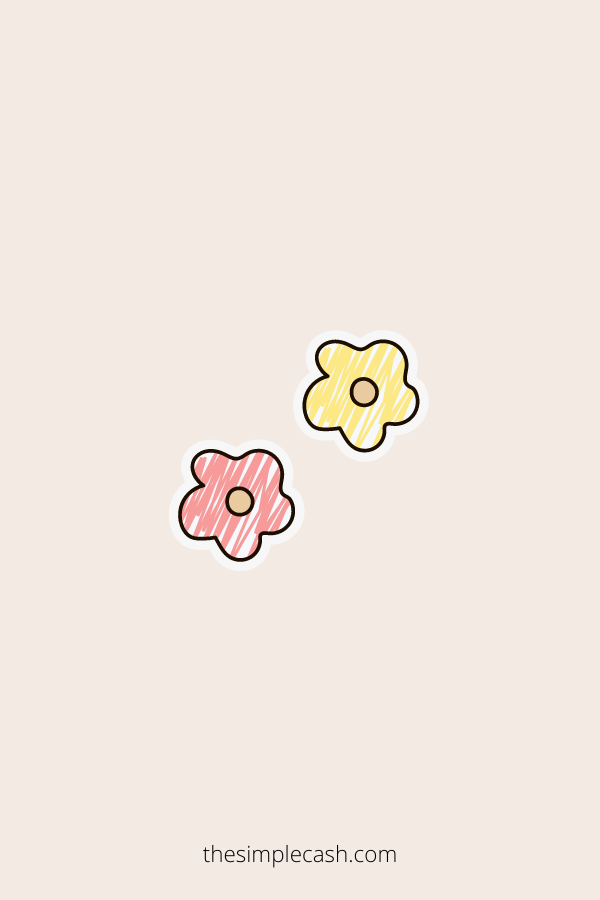 easy flower drawing