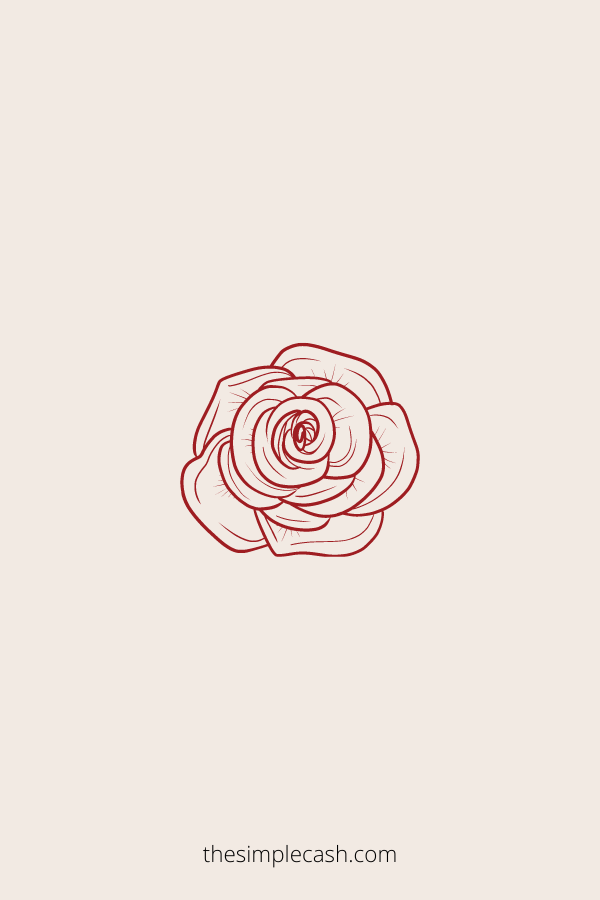 rose drawing