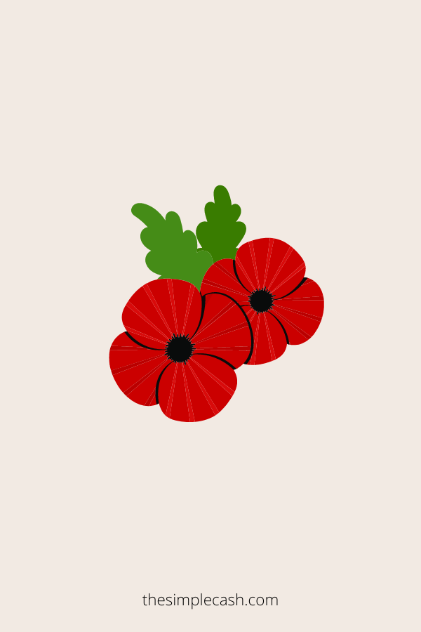 Poppy flower drawing