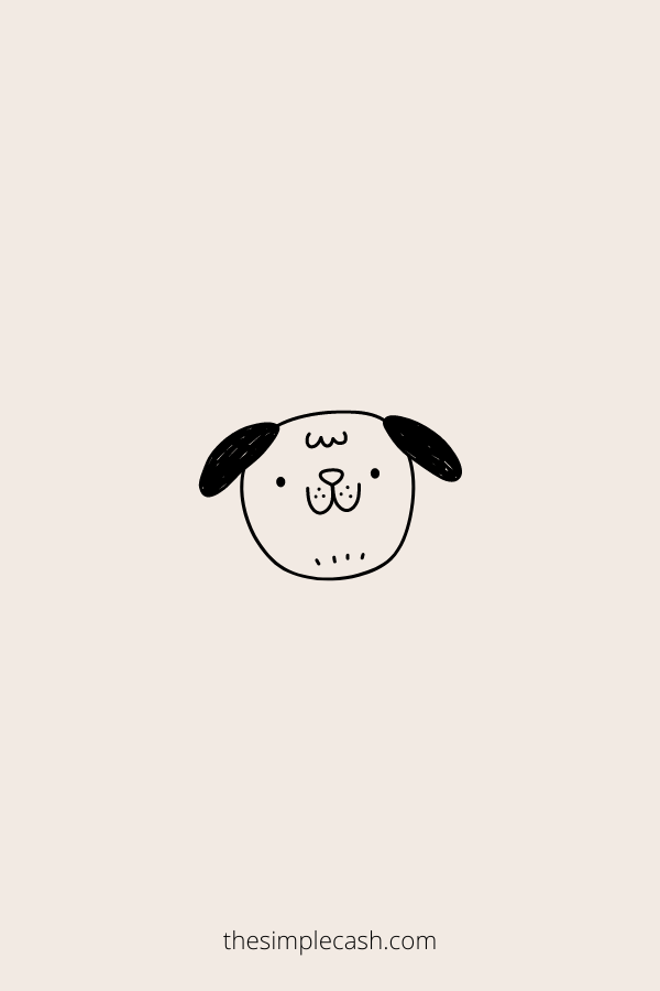 simple dog drawing