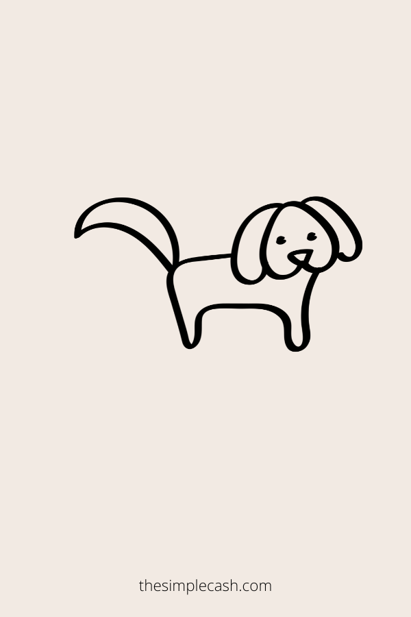 beginner dog drawing