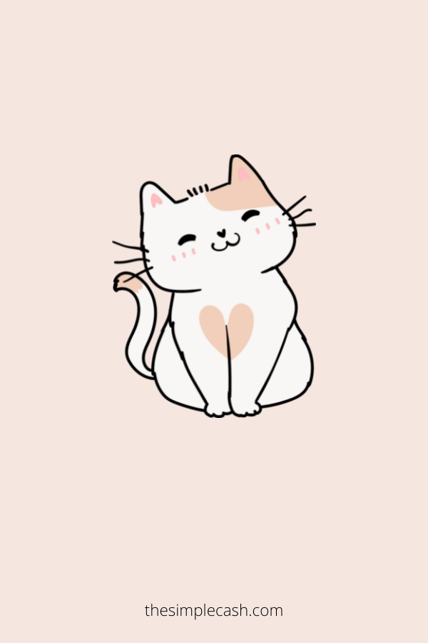 cute cat drawing