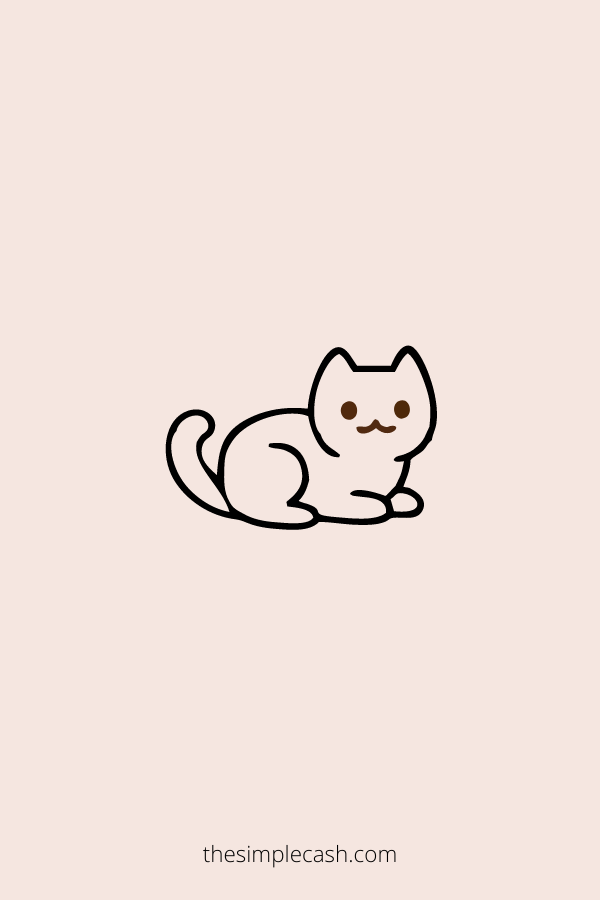 cute cat drawing