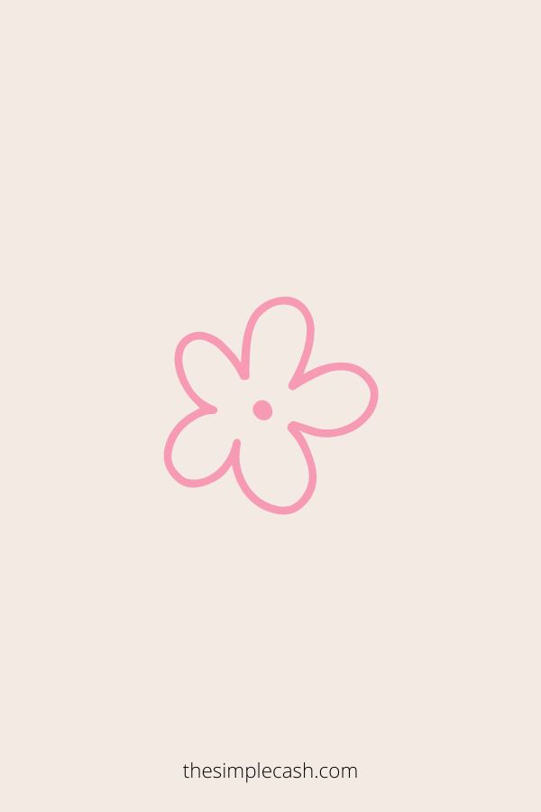 easy flower drawing