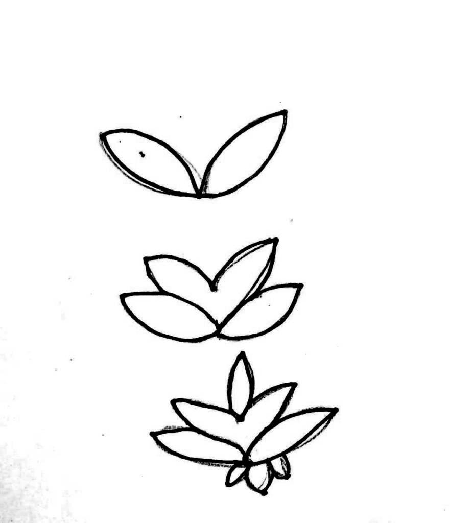 Simple Step by Step Flower Drawing Tutorial - Smiling Colors-saigonsouth.com.vn